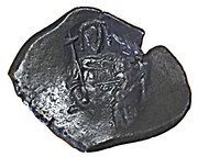 Trachy Imitation trachy of Isaac II Angelos reverse image