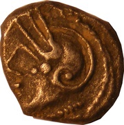 Quinarius with crosslet and rowel obverse image
