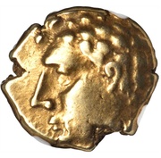 Stater Charioteer facing left; lyre obverse image