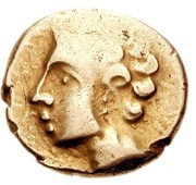 Stater anepigraphic horse facing left; S and amphora obverse image