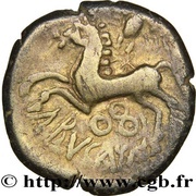 Stater with eagle ABVCATOS, Gaul, 80 BC - 50 BC reverse image