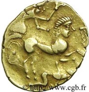 Gold Stater, Gaul, 200 BC - 100 BC reverse image