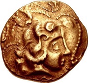 Gold Stater with hippocampus obverse image