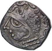 Denier with helmeted head CVBIO obverse image