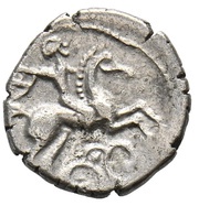 Drachm with rider holding shield, Gaul, 100 BC - 50 BC reverse image