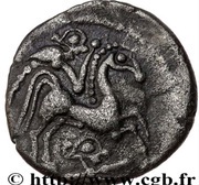 Drachm with hippophorus, Gaul, 80 BC - 50 BC reverse image