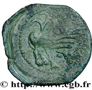 Quadrans CONTOVTOS, Gaul, 40 BC reverse image
