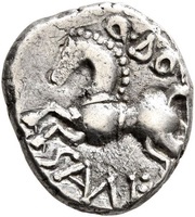 Denier Q. DOCI / SAM F, Gaul, 57 BC - 50 BC reverse image