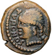 Bronze TVRONOS / CANTORIX obverse image