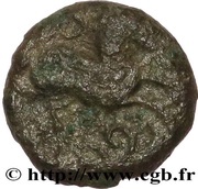 INCERTAINES PETIT BILLON AU CHEVAL ET AUX TRISKÈLES, Gaul, 60 BC - 50 BC reverse image