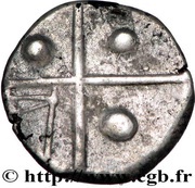 Drachm with triangular head, Gaul, 100 BC - 40 BC reverse image