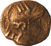 Denier with rider ROVV / CN.VOL obverse image
