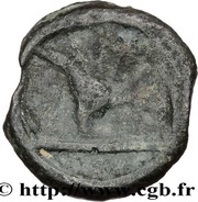 Long-necked potin, Gaul, 70 BC - 10 BC reverse image