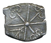 Drachm with aquatic leaves, Gaul, 175 BC - 75 BC reverse image