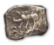 Drachm at boar Fouzilhon type, Gaul, 121 BC - 52 BC reverse image