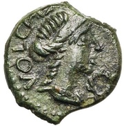 Bronze with Demos VOLCAE AREC obverse image