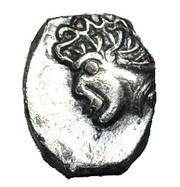 Drachm with negroid head S75 variant obverse image