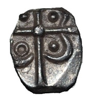 Drachm with negroid head S75 variant, Gaul, 121 BC - 52 BC reverse image