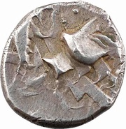 Drachm with opposed axes obverse image