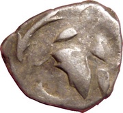 Drachm with cubist head obverse image