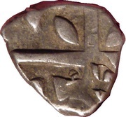 Drachm with cubist head, Gaul, 100 BC - 50 BC reverse image
