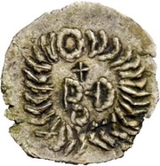 ¼ Siliqua In the name of Anastasius I and Theoderic; Sirmium reverse image