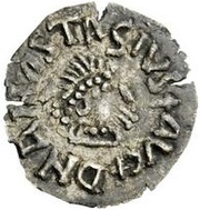 ¼ Siliqua In the name of Anastasius I and Theoderic; Sirmium; bust facing right obverse image