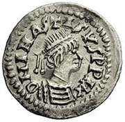 ¼ Siliqua In the name of Anastasius I and Theoderic; Sirmium; regular S with bust in legend obverse image