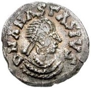 ¼ Siliqua In the name of Anastasius I and Theoderic; Sirmium; regular S with rolled bust obverse image