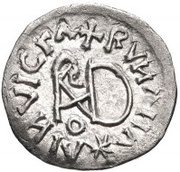 ¼ Siliqua In the name of Anastasius I and Theoderic; Sirmium; retrograde S with flat bust reverse image