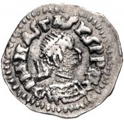 ¼ Siliqua In the name of Anastasius I and Theoderic; Sirmium; horizontal S obverse image