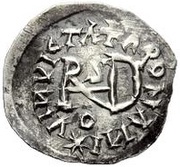 ¼ Siliqua In the name of Justin I and Theoderic; Sirmium; regular S with angled bust, Gepid Kingdom, 518-526 reverse image