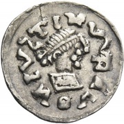 ¼ Siliqua In the name of Justin I and Theoderic; Sirmium obverse image