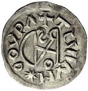 ¼ Siliqua In the name of Anastasius I and Theoderic; Sirmium; retrograde S with backwards monogram, Gepid Kingdom, 518-540 reverse image