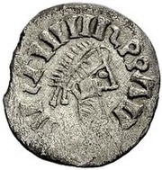 ¼ Siliqua In the name of Justin I and Theoderic; Sirmium; retrograde S with body-less bust obverse image