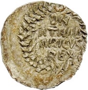 ¼ Siliqua In the name of Justinian I and Athalaric; Sirmium, Gepid Kingdom, 527-534 reverse image