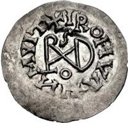 ¼ Siliqua In the name of Justinian I and Theoderic; Sirmium, Gepid Kingdom, 527-565 reverse image