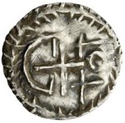 ¼ Siliqua In the name of Justinian I and Theoderic; Sirmium; without stars, Gepid Kingdom, 527-565 reverse image