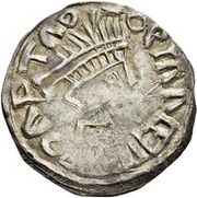 ½ Siliqua In the name of Anastasius I; Sirmium; radiate bust with retrograde SRM obverse image