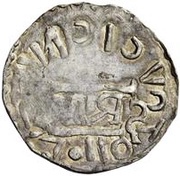 ½ Siliqua In the name of Anastasius I; Sirmium; radiate bust with retrograde SRM reverse image
