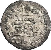 ½ Siliqua In the name of Anastasius I; Sirmium; small bust, Gepid Kingdom, 491-518 reverse image