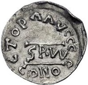 ½ Siliqua In the name of Anastasius I; Sirmium; large bust with SRW, Gepid Kingdom, 491-518 reverse image