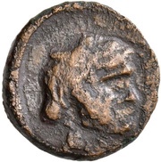 Dichalkon - Artaxias I Bearded Male, Greater Armenia, 190 BC - 160 BC reverse image
