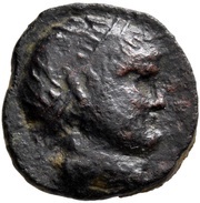 Dichalkon - Artaxias I Antiochus IV, Greater Armenia, 190 BC - 160 BC reverse image