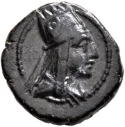 Tetrachalkon - Tigranes II Tyche obverse image