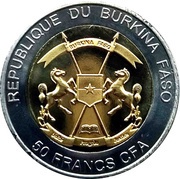 50 Francs CFA Elephant obverse image