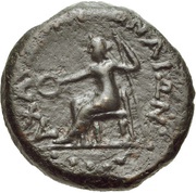 Tetrachalkon Kleonai, Greece (ancient), 191 BC - 146 BC reverse image