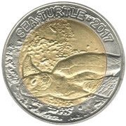 50 Francs CFA Sea Turtle reverse image