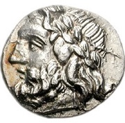 Hemidrachm Korone obverse image