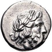 Hemidrachm Antigoneia obverse image